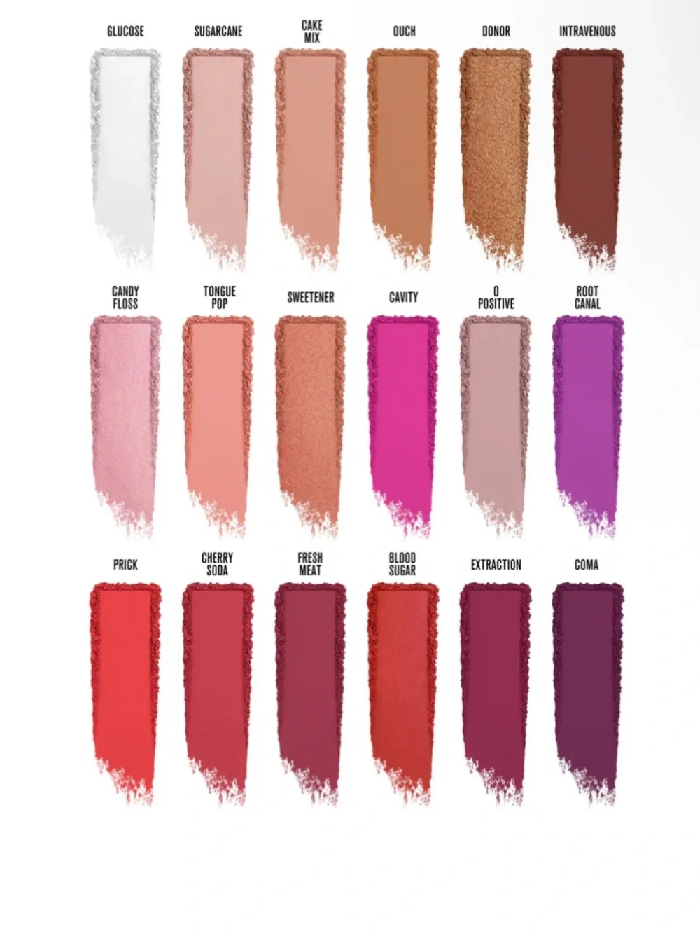 Jeffree Star Blood Sugar Palette – Red, Pink & Purple Mix